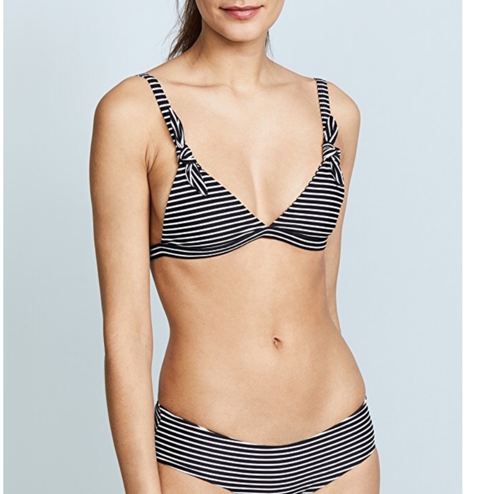 NEW • Mikoh • Bali Bikini Top Stripe Sm Lg Women’s